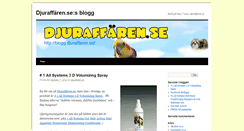 Desktop Screenshot of blogg.djuraffaren.se